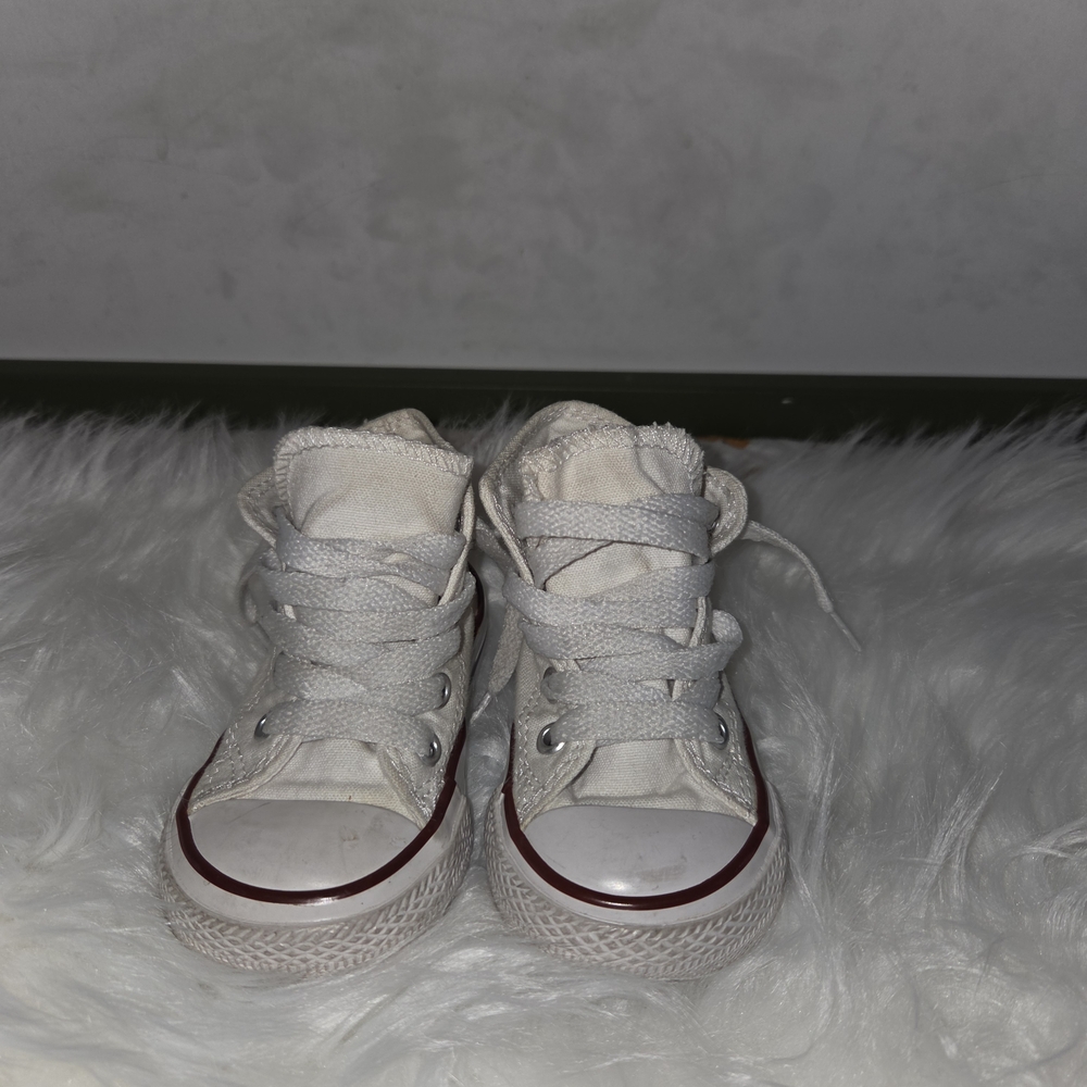 Stylish White Kids Sneakers